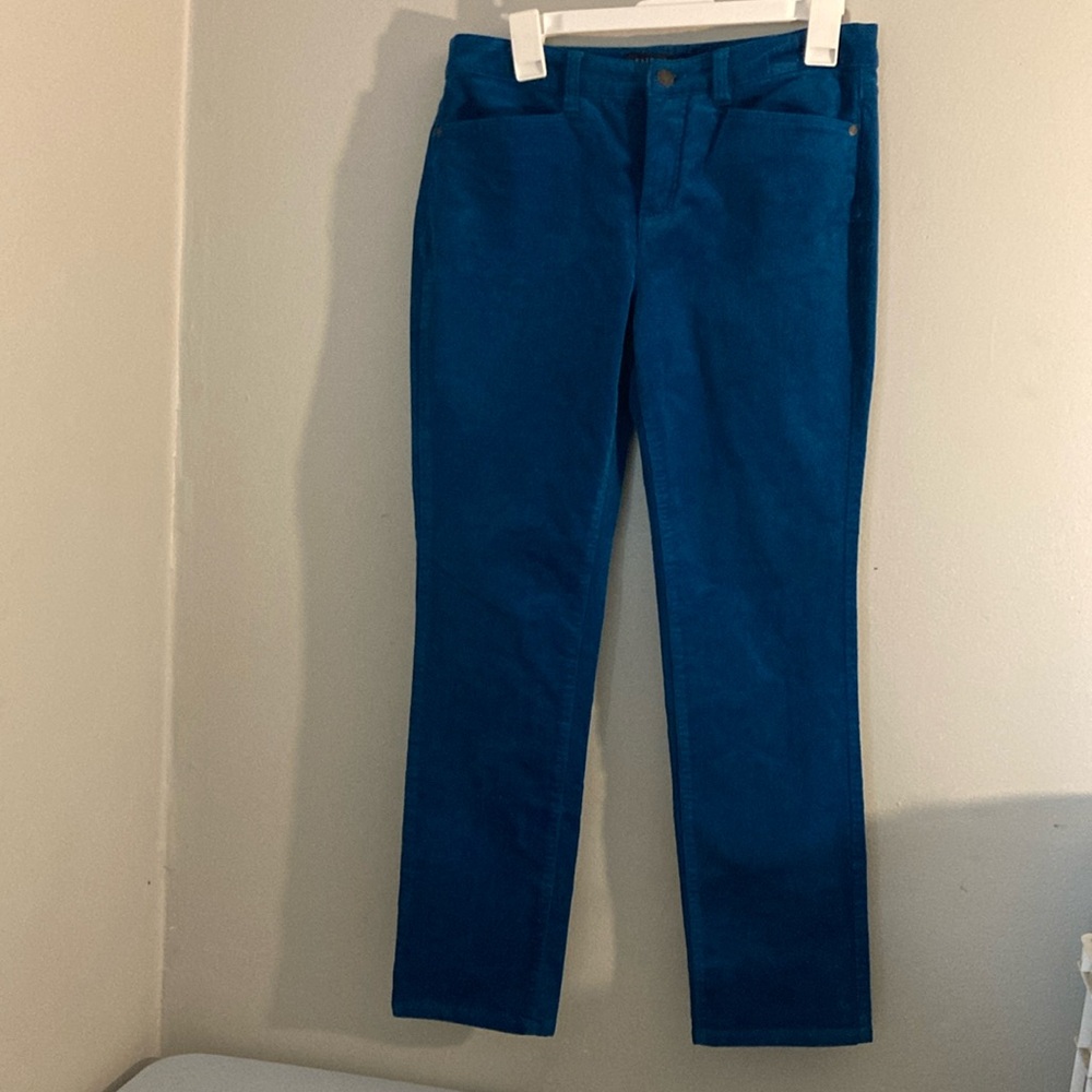 Talbots blue corduroy Straight-Leg Pants